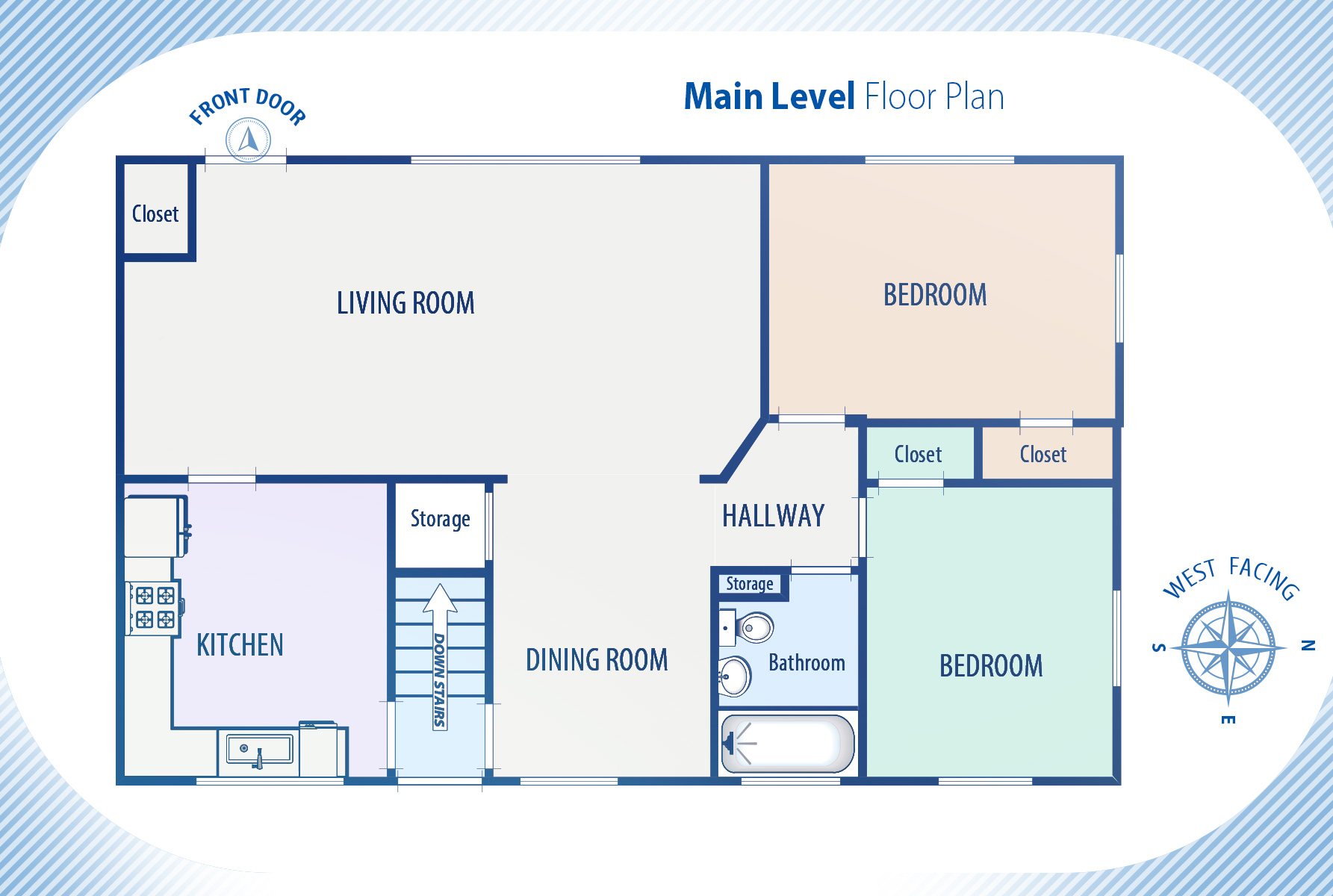 Main Level Floor Plan Image